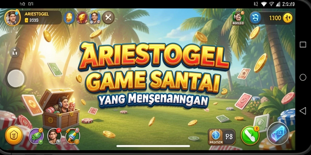 Screenshot gameplay <strong>ARIESTOGEL</strong> menunjukkan pengalaman bermain yang ceria dan interaktif.