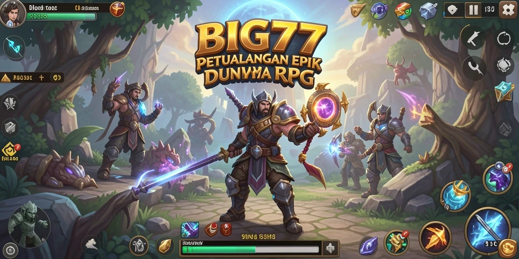 Tangkapan layar permainan RPG yang menampilkan aksi pertarungan dinamis.
