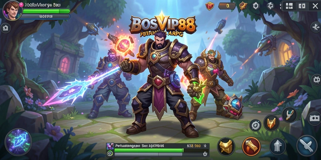 Screenshot gameplay BOSVIP88 menampilkan aksi seru dalam petualangan ARPG.