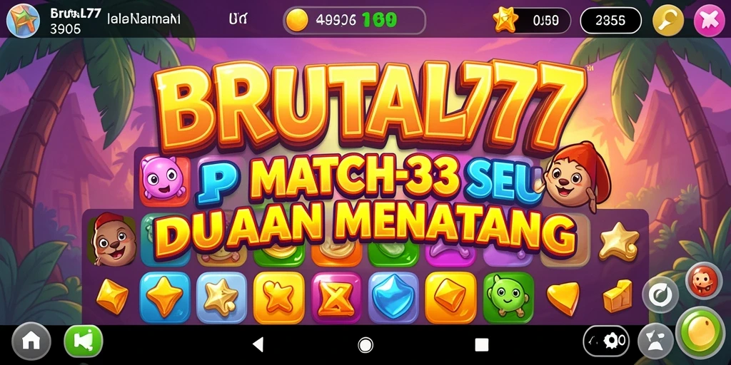Tampilan menarik dari gameplay BRUTAL77 yang seru.