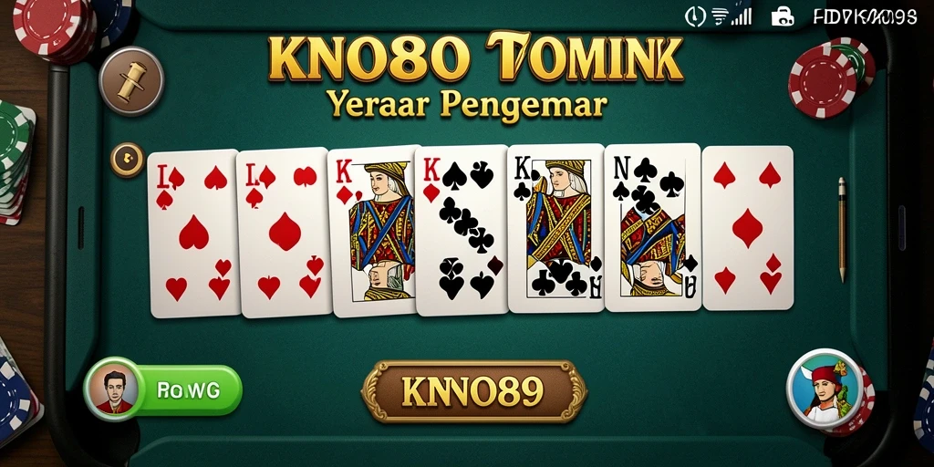 Tangkapan layar gameplay KNO89 yang menampilkan serunya bermain domino.