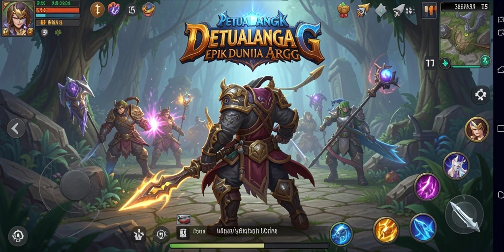 Gameplay dinamis dan seru dalam petualangan ARPG.