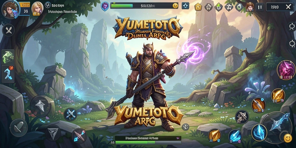 Gameplay ARPG yang memukau dalam YUMETOTO.